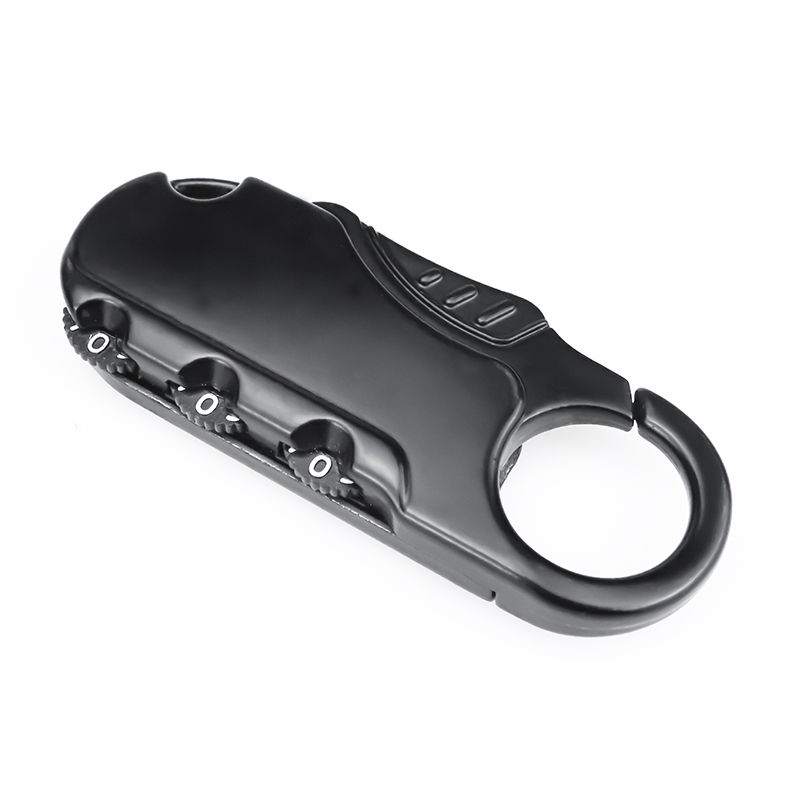 Extending length coded digital padlock XMM-8080 anti-theft luggage helmet wrist steel wire password combination cable lock