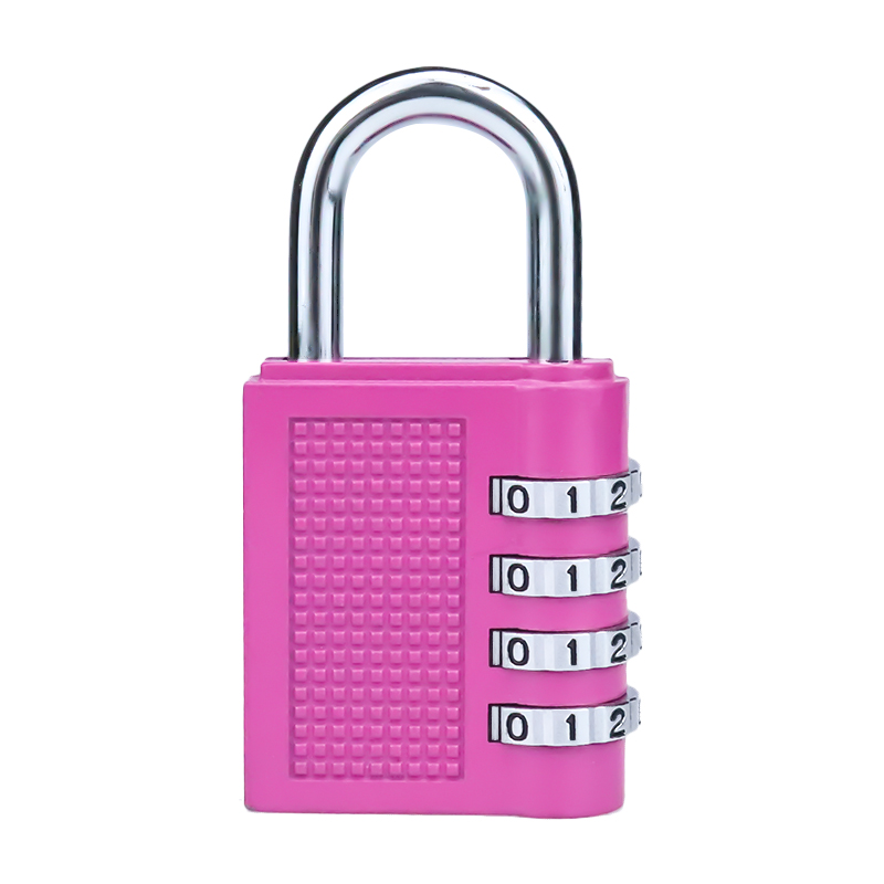 XMM-8024 China Factory Wholesale Zinc Alloy Four Digits Code Travel Combination Padlock For Suitcase Luggage PadLock