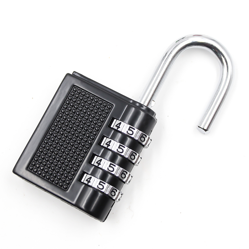 XMM-8024 China Factory Wholesale Zinc Alloy Four Digits Code Travel Combination Padlock For Suitcase Luggage PadLock