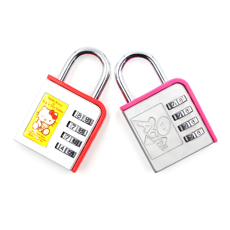 XMM 8072L big Dial Password GYM 4 Codes Fitness Sport Safety Lock Combination Padlock